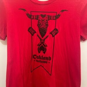 Oakland Outlaws roller derby t shirt